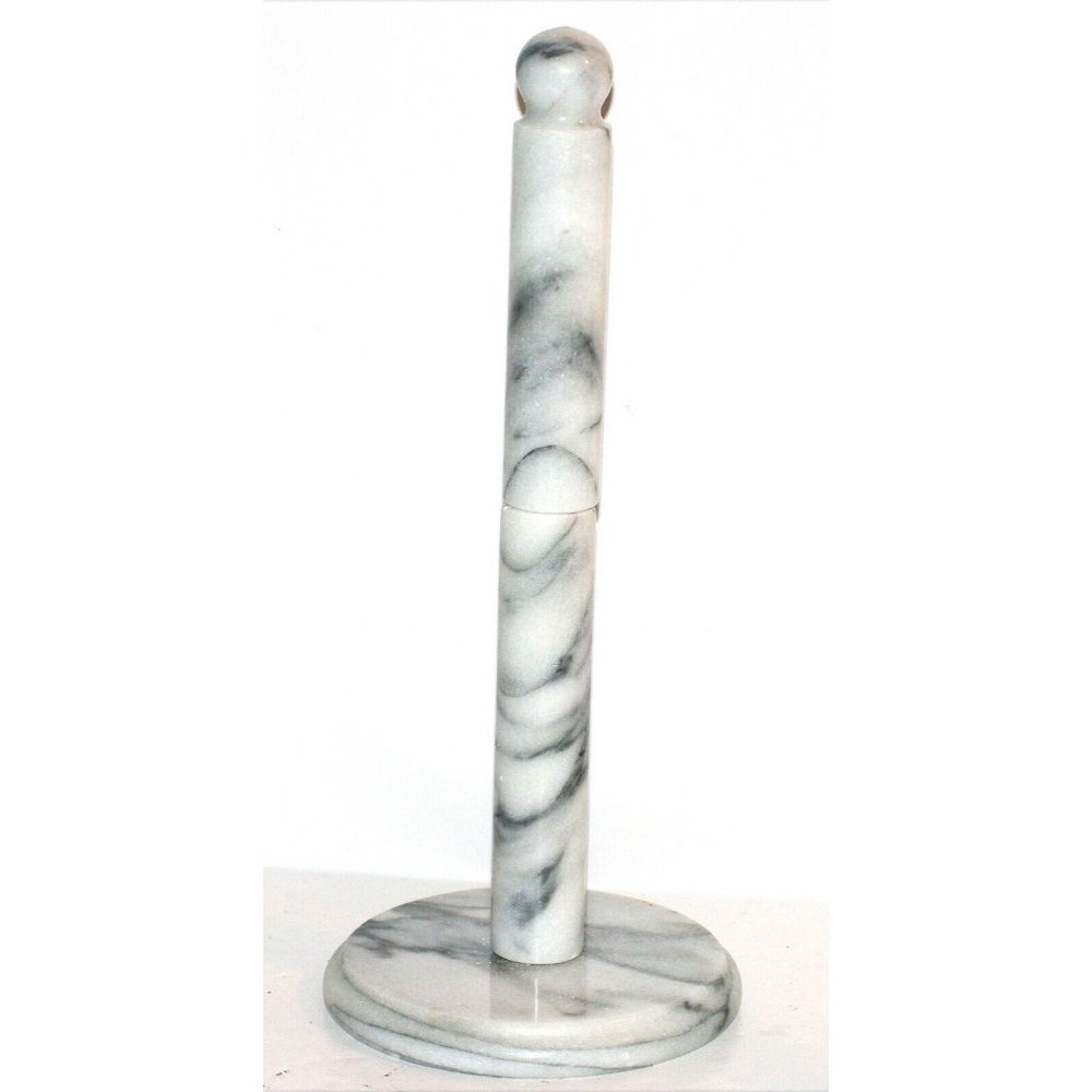 Deluxe Natural Marble Upright Kitchen Paper Towel Dispenser Holder Nice